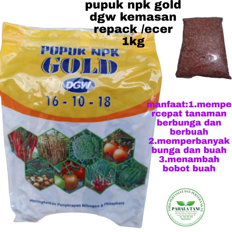 pupuk npk gold/pupuk compaction/npk dgw/npk compection /repack 1 kg nan