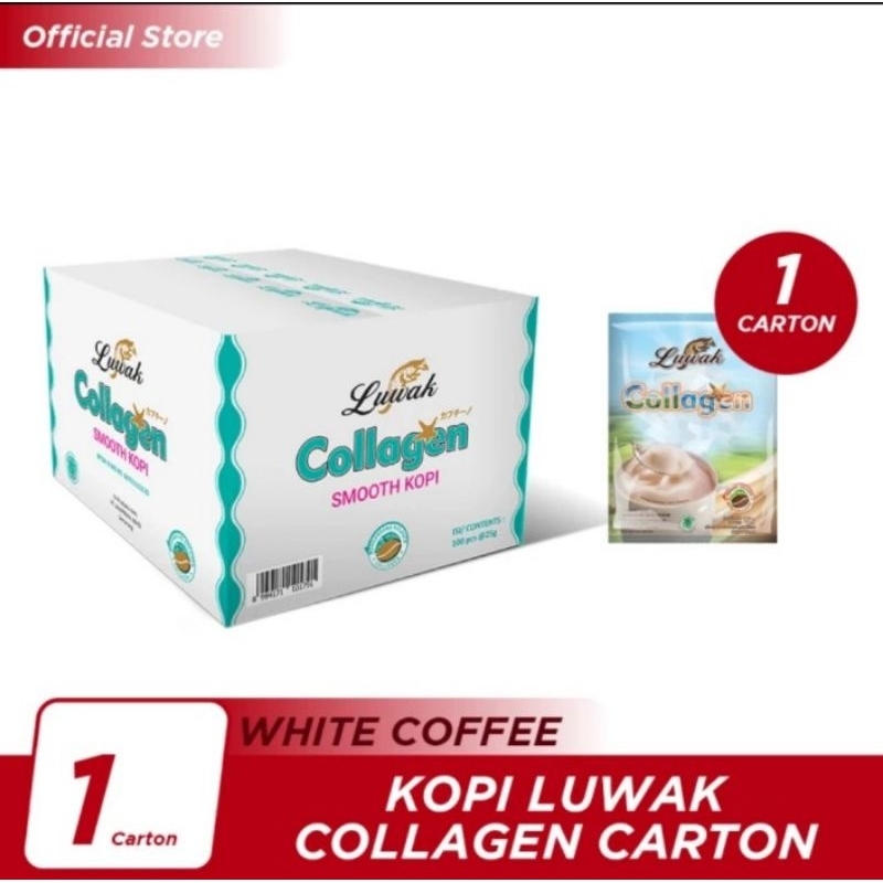 

Kopi Luwak Collagen Renceng 10x25gr 1 Karton