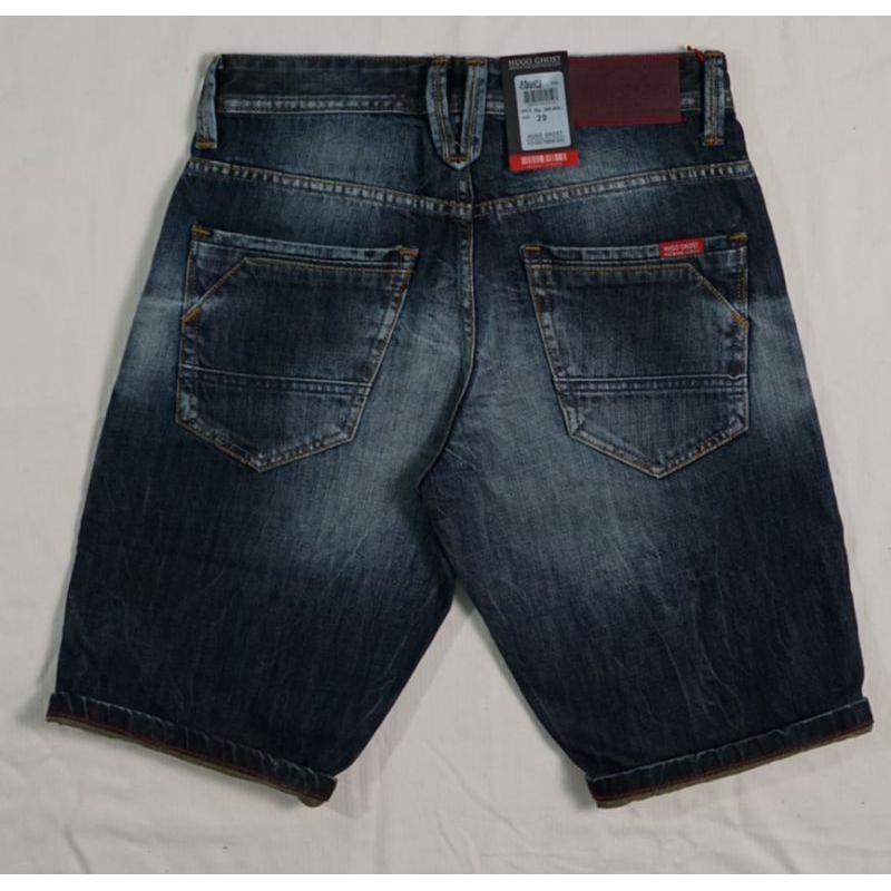 CELANA JEANS PENDEK PRIA HUGOGHOST PREMIUM