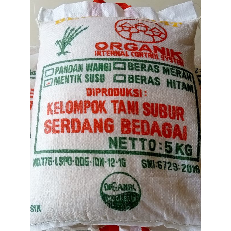 

Beras Mentik Susu Organik - Sumatera Utara - 5 kg