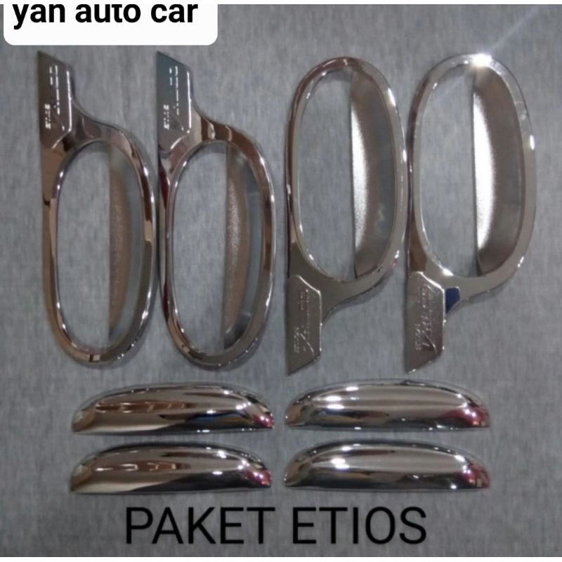 Paket Outer +Cover Handle  Chrome Etios Valco Model Sporty