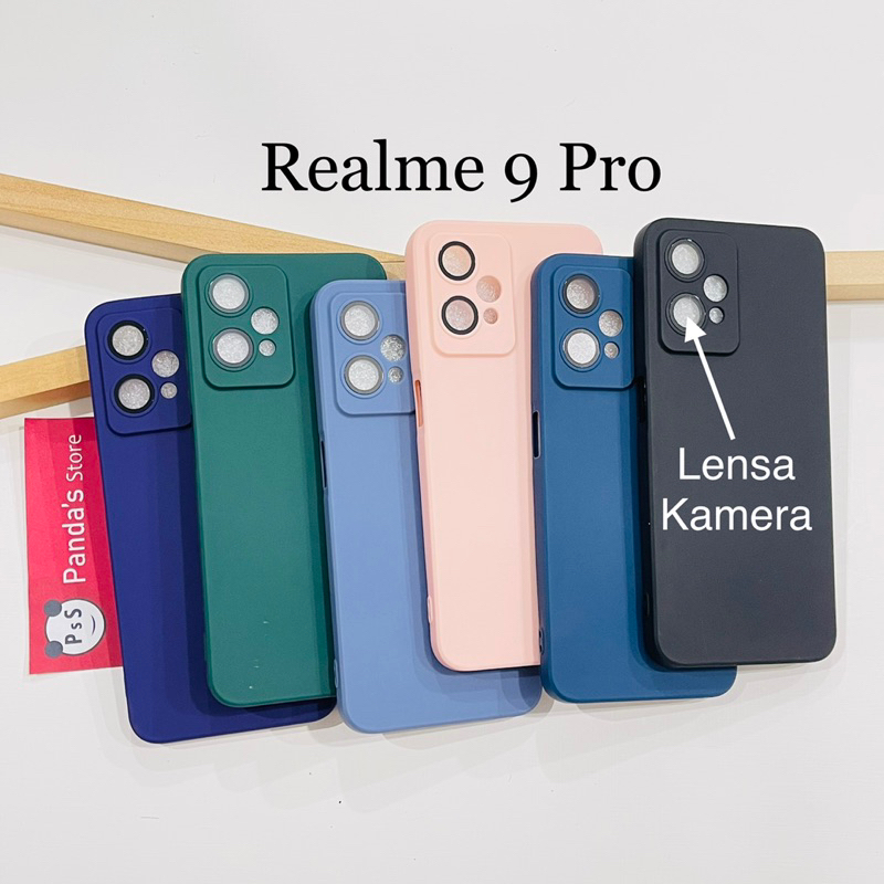 Case Realme 9 Pro Lenspro Makaron Full Color Softcase Pro Lensa