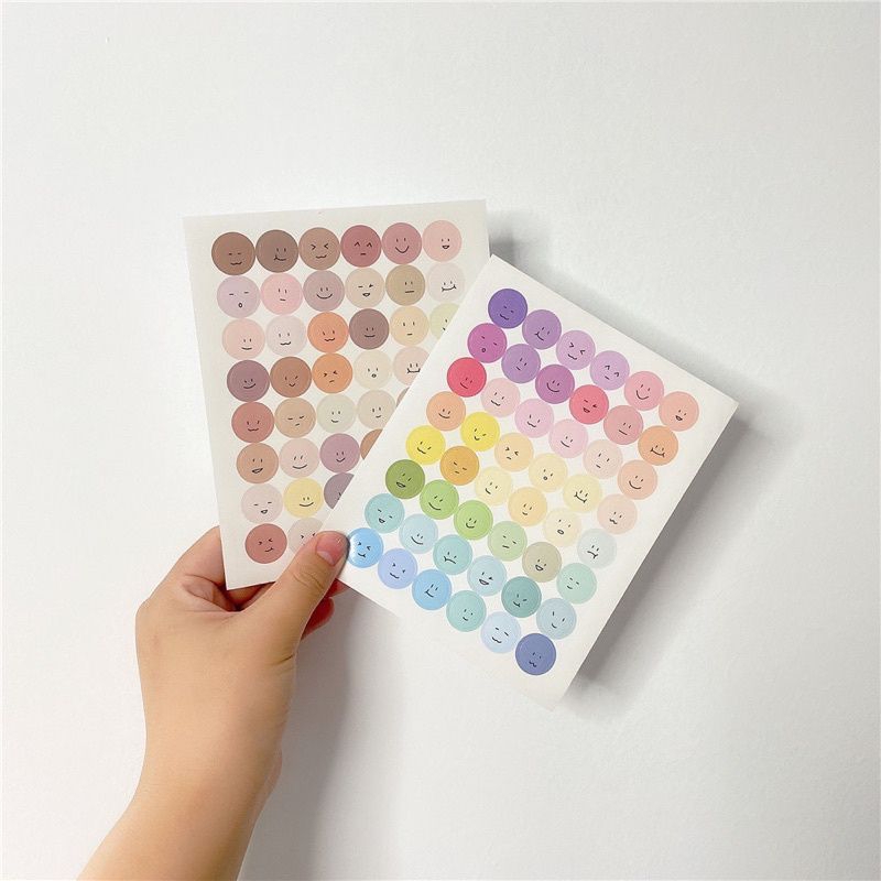 

48 pcs Smiley Sticker for Deco Planner DIY Journaling