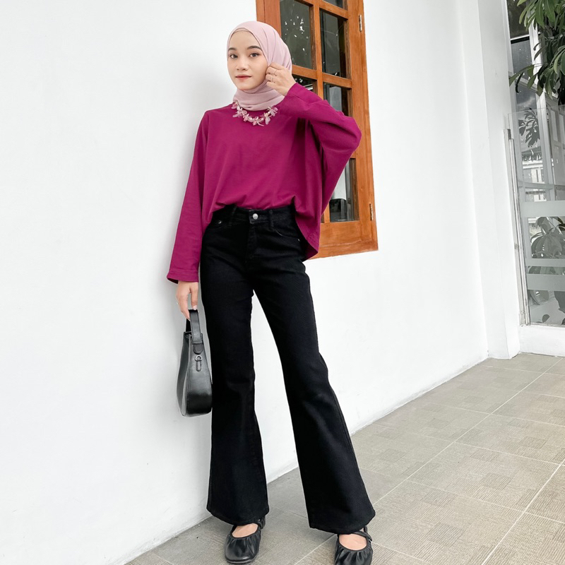 SOERAYA TOP KAOS BATWING