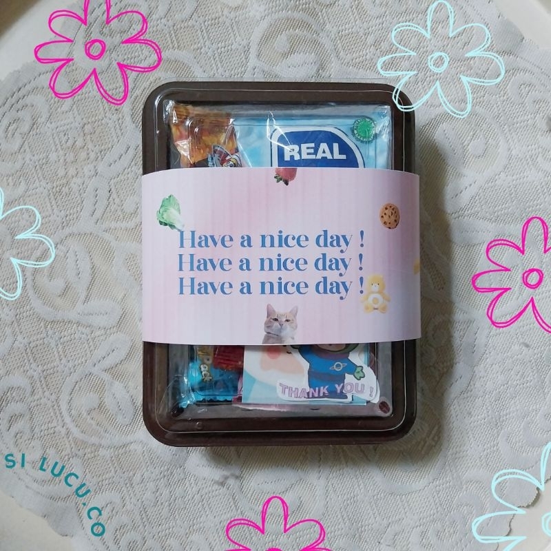 

Mini Gift Bento Murah| Hadiah Lebaran | Hampers Lebaran | Hampers Murah | Kado Unik | Hadiah Murah|Hampers Anak|Souvenir Ulang Tahun