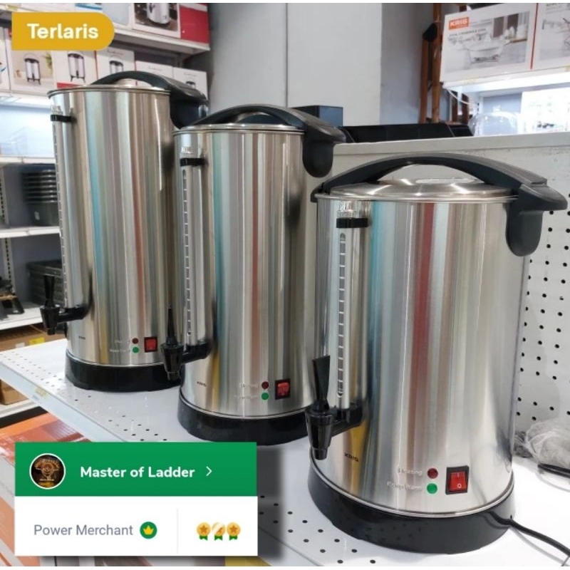 Krischef Krisbow water boiler pemanas air teko Listrik 20 Liter