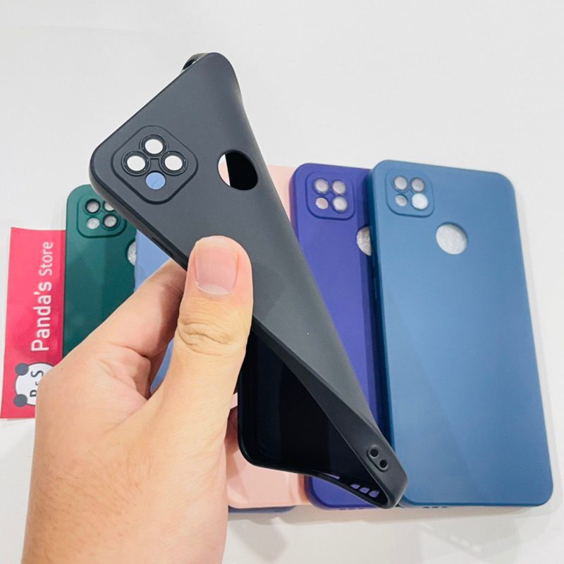 Case Redmi 9C / 10A Lenspro Makaron Full Color Softcase Pro Lensa