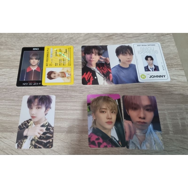 [OFF] PC NCT ID CARD RESO JENO, ACCESS CARD RESO JENO, UNIVERSE PHOTOBOOK & JEWEL CASE VER JOHNNY, G