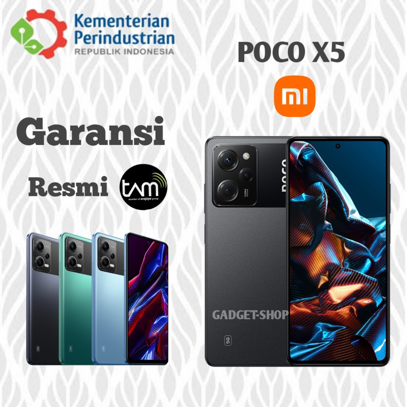 POCO X5 5G 6/128 8/256 Garansi resmi Xiaomi tam indonesia