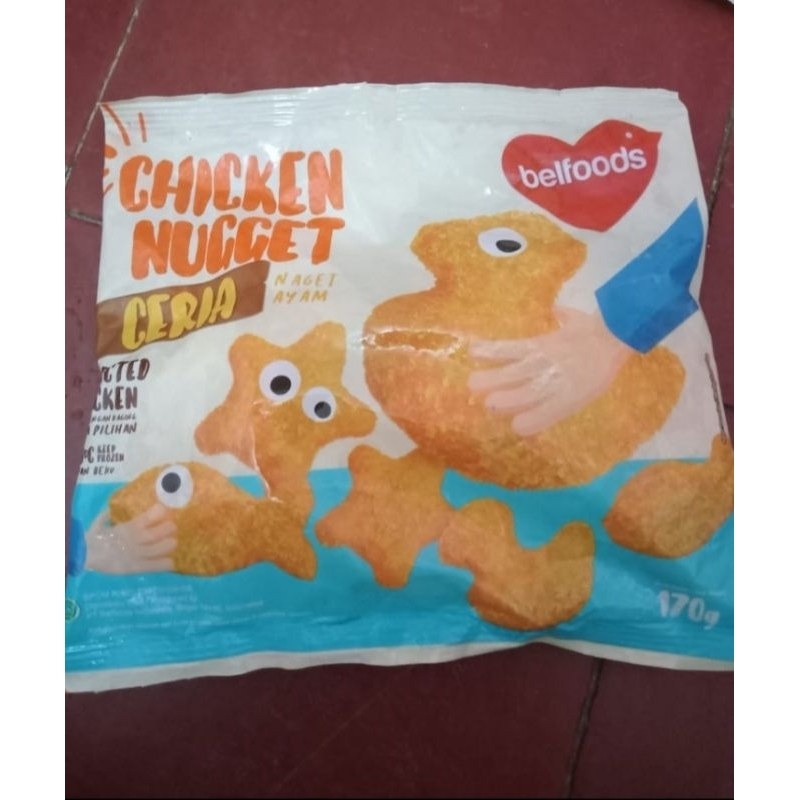 

belfoods chicken nugget ceria 170g