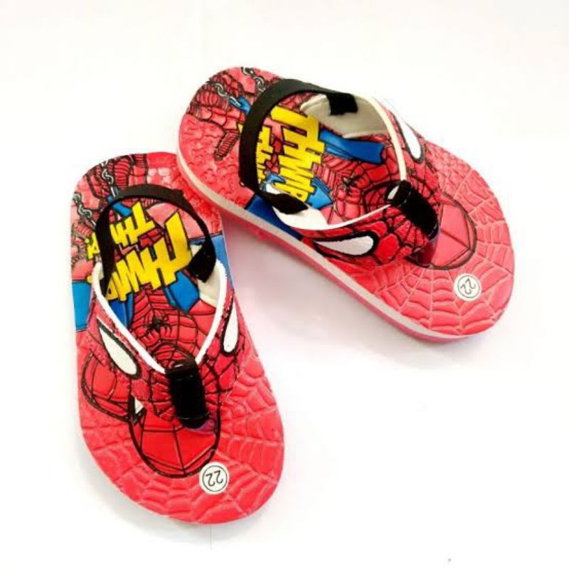 [1-3t] SANDAL ANAK BAYI PREWALKER KARAKTER SPIDERMAN / SANDAL SPIDERMAN PRESS SPON PREMIUM