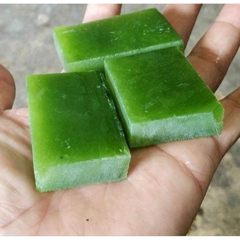 BAHAN ROUGH BATU AKIK NATURAL GIOK CHINA
