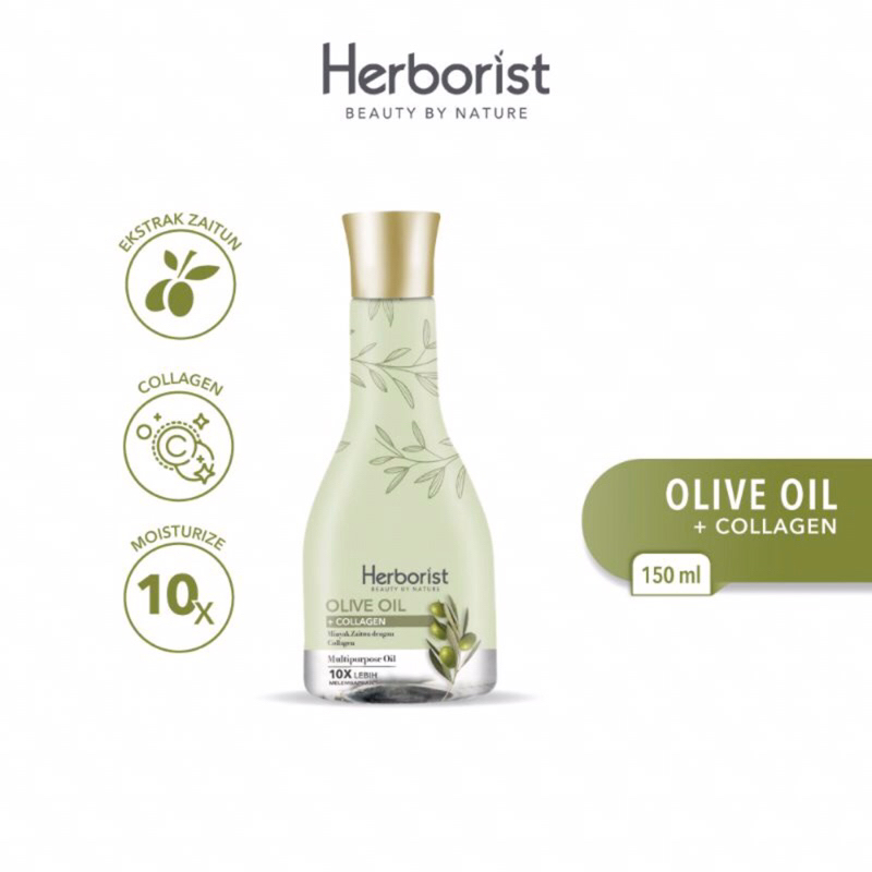 [READY SIAP KIRIM] Herborist Olive Oil + Collagen/Minyak Zaitun Herborist 150ml ka