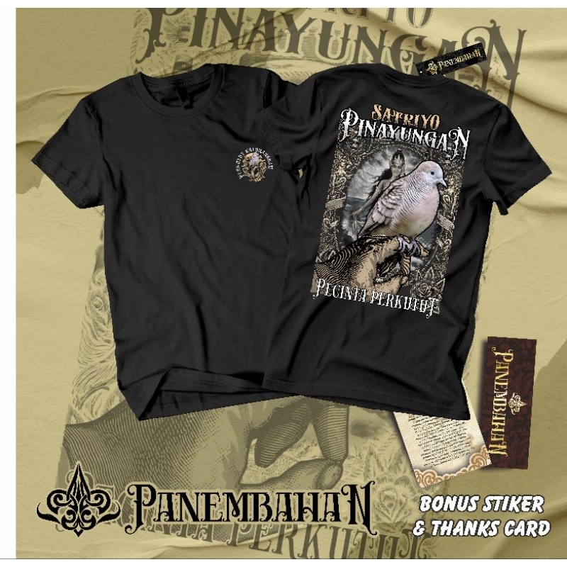 KAOS JAWA PERKUTUT KATURANGGAN PENDEK HITAM/PUTIH