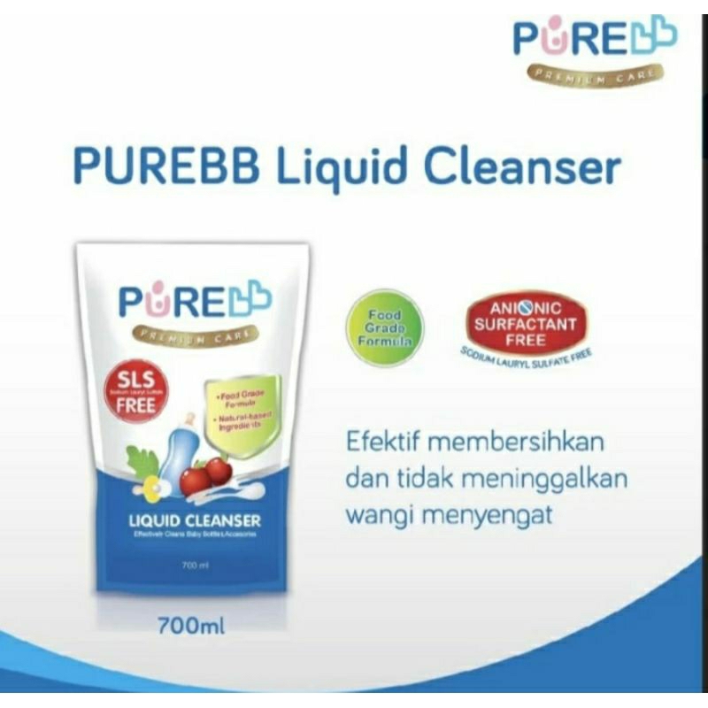 PUREBB Liquid Cleanser 700ml sabun pencuci botol