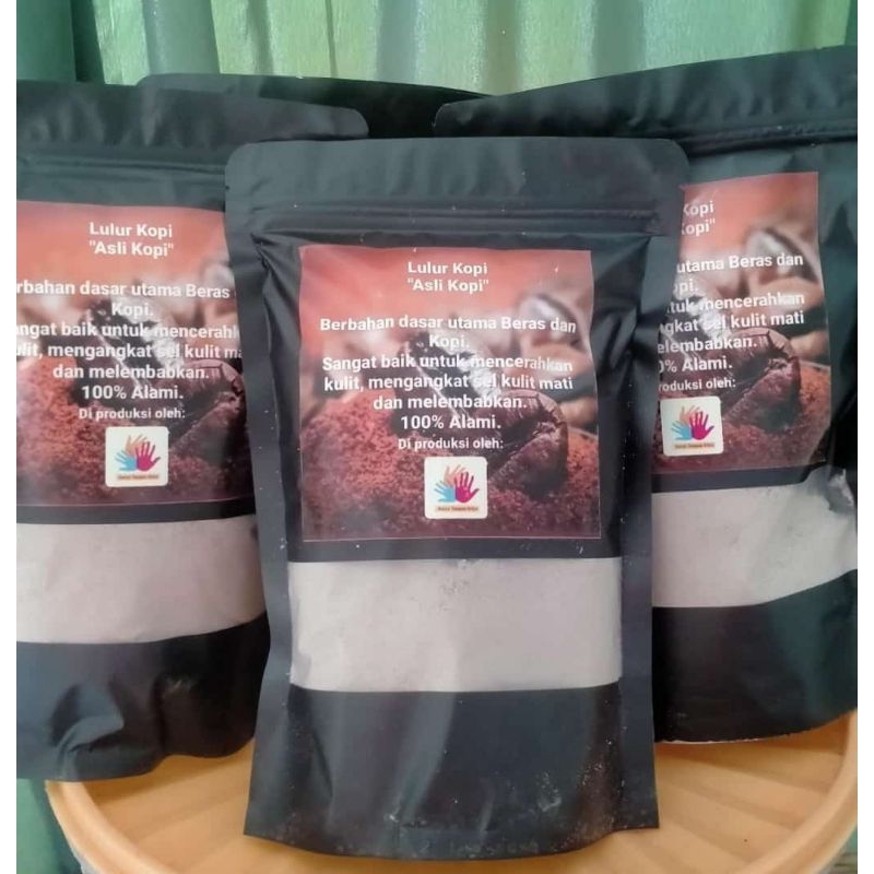 Lulur Kopi Asli Kopi /Kopi scrub/Scrub kopi /Perawatan Kulit /Pencerah Kulit /Lulur untuk SPA