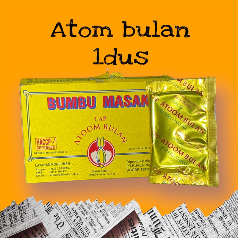 ATOM BULAN 1 PAK (20 sachet ) / LIBANFOOD