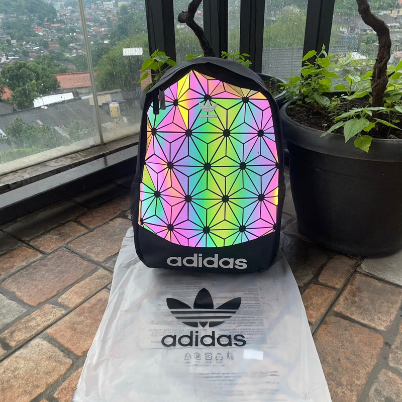 ADIDAS BAGPACK REFLECTIVE OLD PATTERN [[ READY STOCK ]]