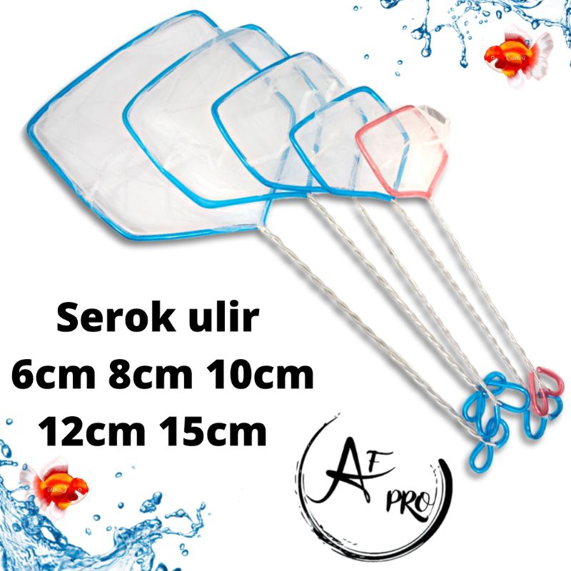 Serok ikan Serok Ulir ukuran 6cm,8cm,10cm,12cm,15cm