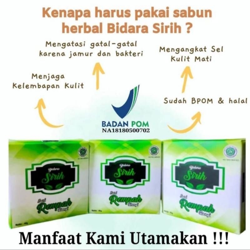 SABUN BIDARA SIRIH ORIGINAL BPOM
