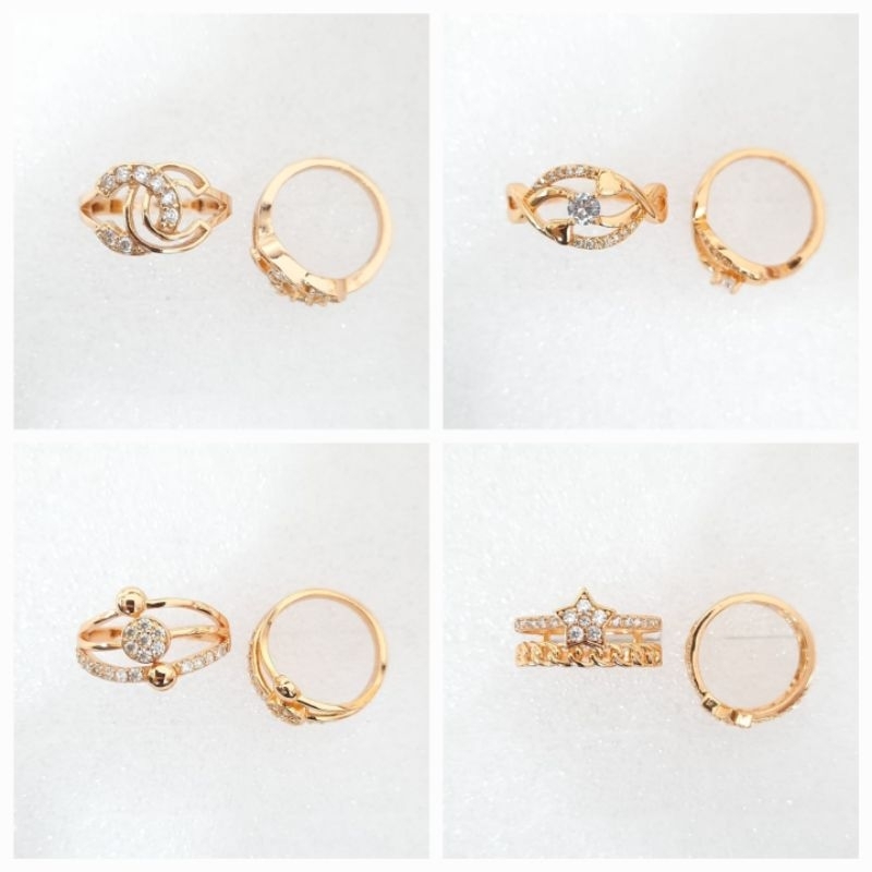 cincin emas wanita dewasa xuping XY06