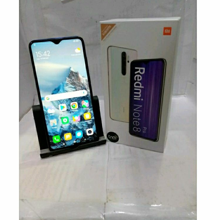 Xiomi Note 8 Pro 6/64  Handpone Second Bekas Resmi Original