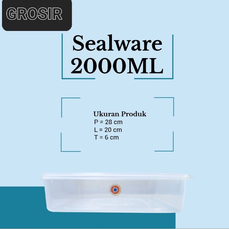 KOTAK MAKAN KOTAK DONAT BROWNIES BOX KUE PLASTIK TRANSPARAN ORI PLASTIK 2000ML