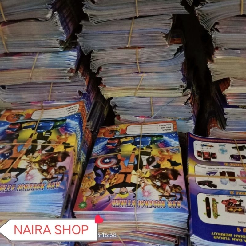 setiker koleksi paket 2 boox+20 buku versi naruto