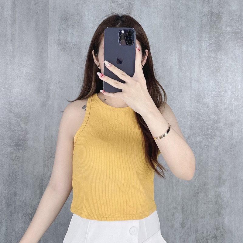 Tanktop Rib basic | Atasan tanktop korea