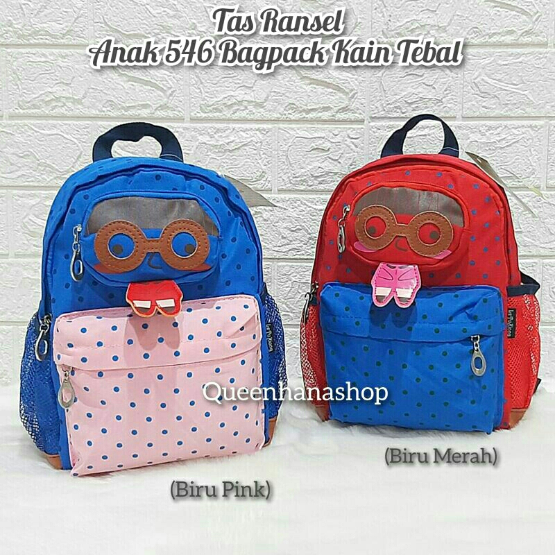 New Tas Ransel Anak 546 Bagpack Kain Tebal