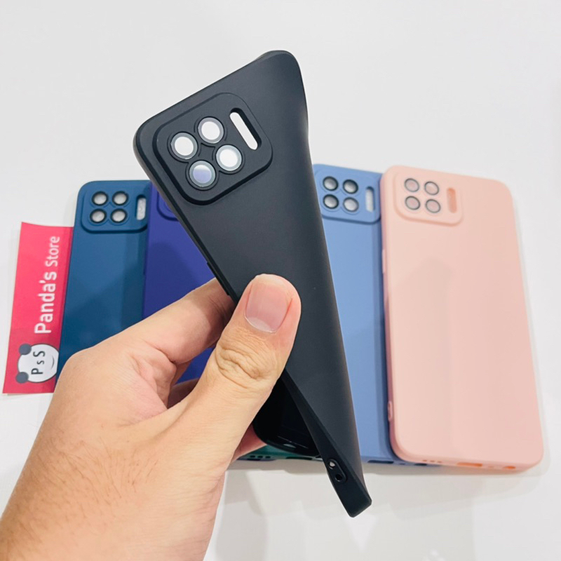 Case Oppo Reno 4F, F17 Pro Lenspro Makaron Full Color Softcase Pro Lensa