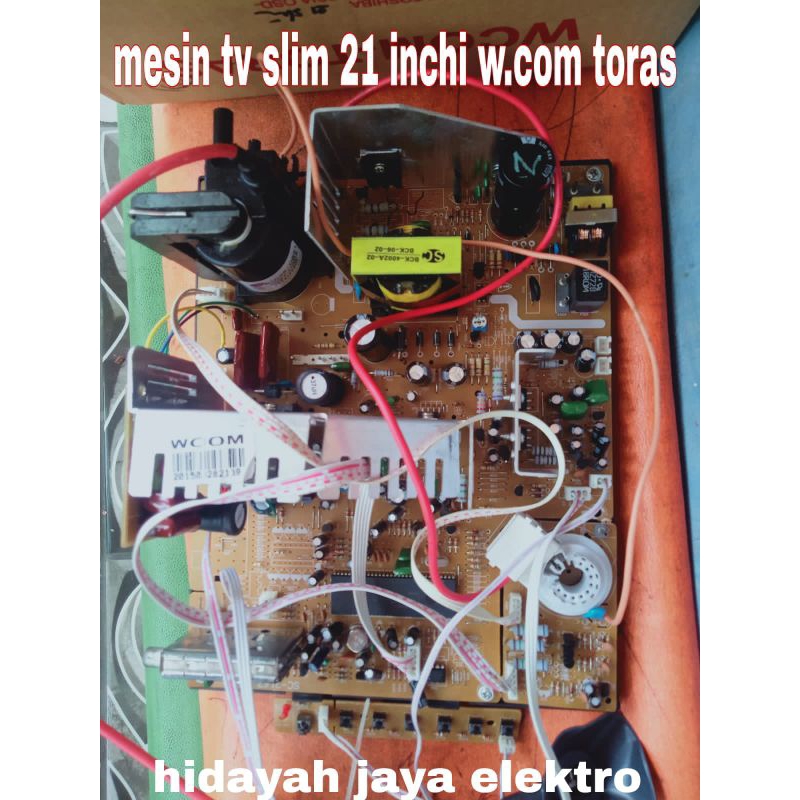 Mesin TV Tabung Slim WCOM  21 INCHI