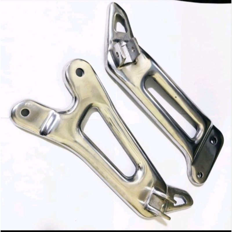 Dudukan step belakang RX king new chrome harga sepasang sesuai foto