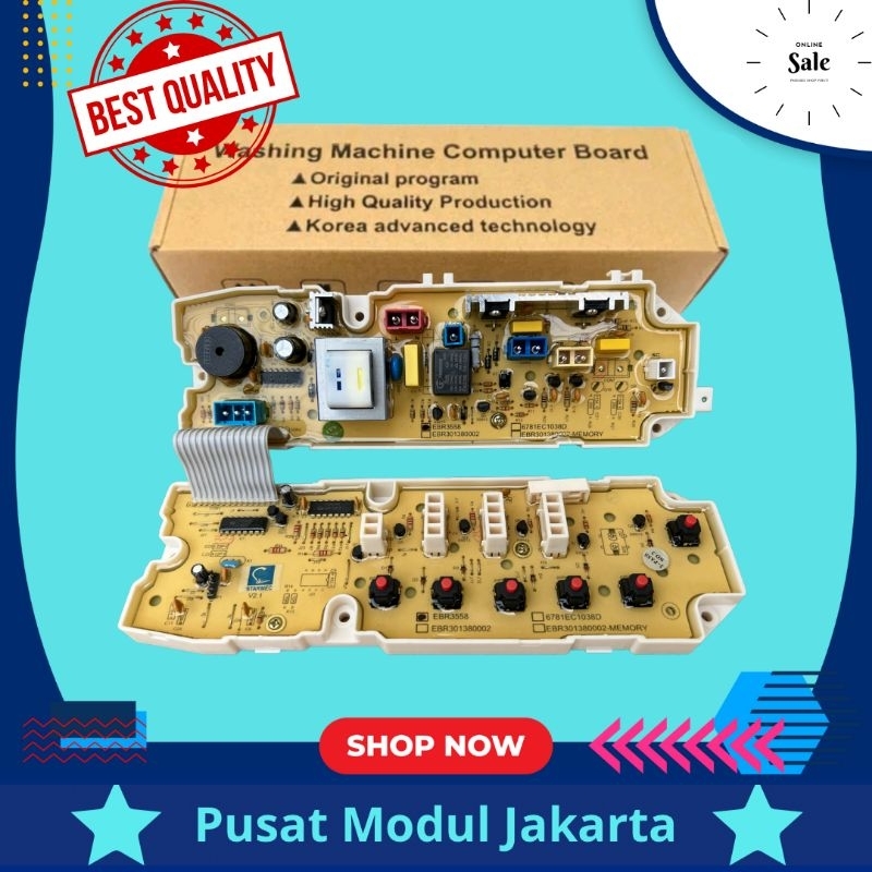 LG WF-L701TC modul pcb mesin cuci Top Loading