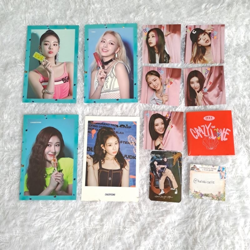 ready stock clearance sale aab itzy postcard icy wannabe yeji lia ryujin chaeryeong yuna pob crazy i