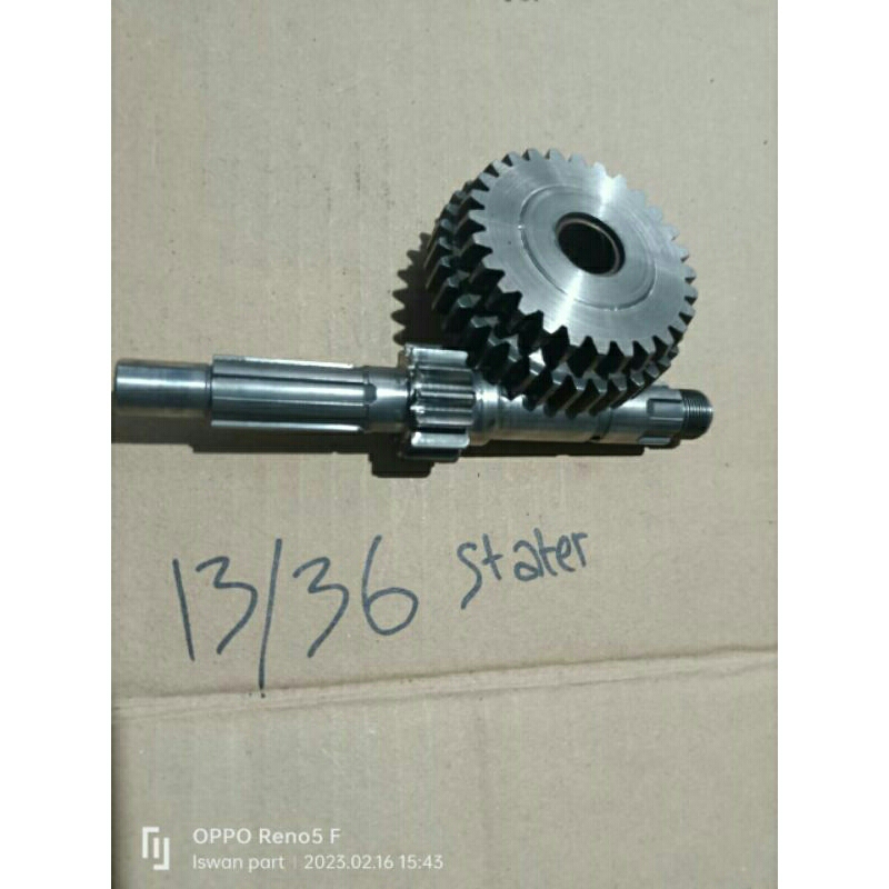 rasio racing rasio custom fizR gigi 1 mata 13/36 kick stater on