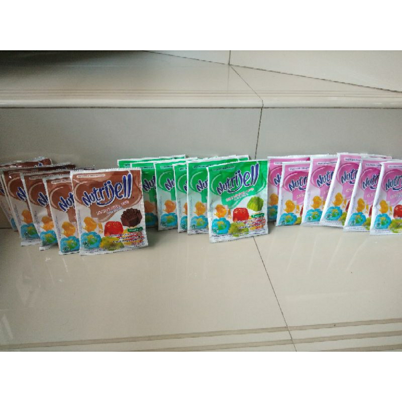 

Nutrijel ekonomis rasa melon/coklat/strawberry/jeruk 15grm