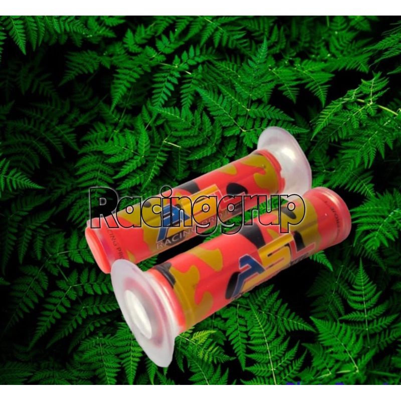 Handgrip grip motif army loreng enak di genggam universal bisa untuk semua motor honda yamaha suzuki dll free tutup lubang grip