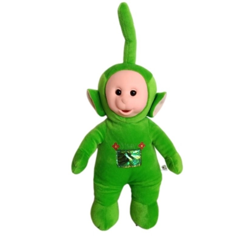 BONEKA TELETUBBIES DIPSY HIJAU 45 CM KARAKTER KARTUN ANIMASI LUCU BAHAN YELVO MUKA KARET HALUS DAN L