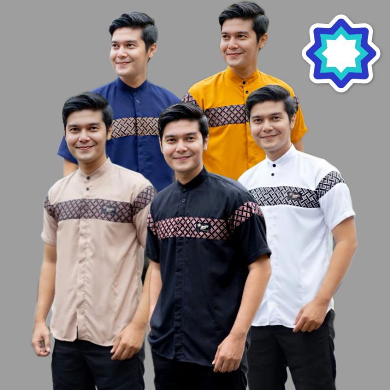 kurta kobata lengan pendek