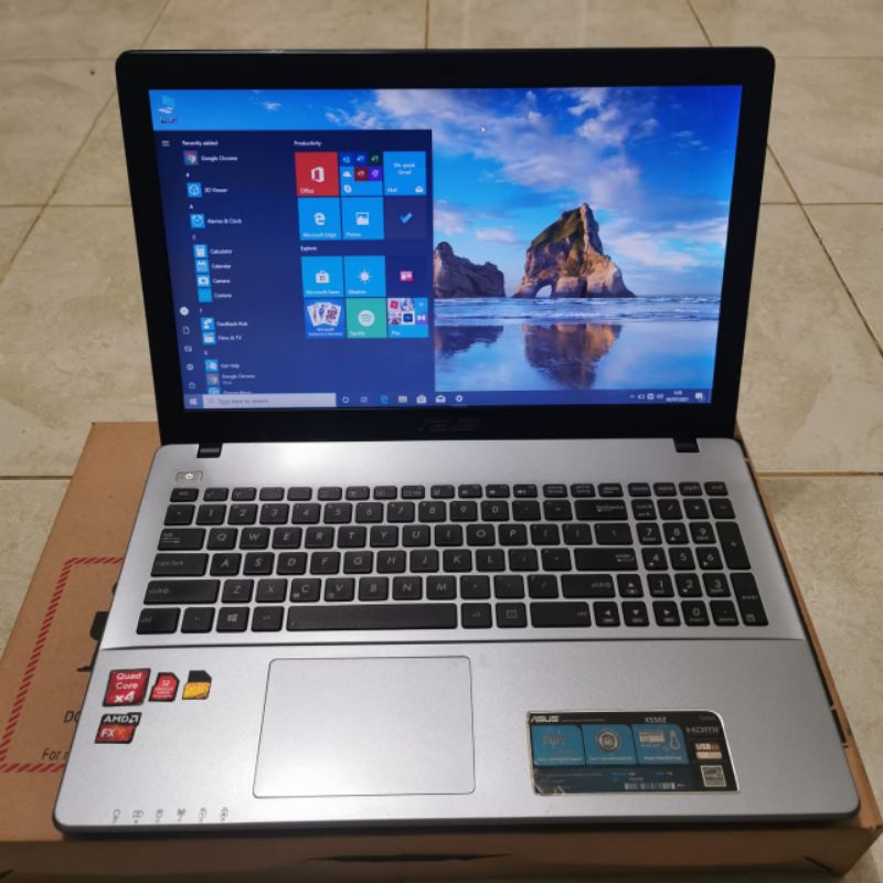 Laptop Asus X550ZE Amd FX7500 Dualvga Amd Radeon R5 M230 + Radeon R7 Layar 15 inch