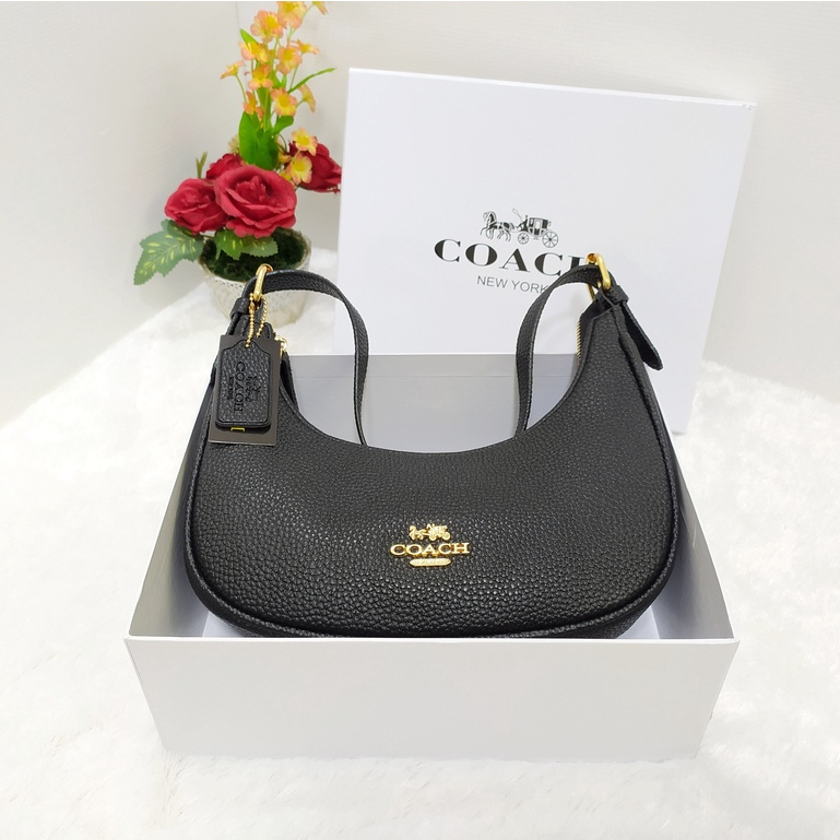 FREE BOX!!!Tas wanita COACHH bailey cleo hobbo in signature  Top Handle Bag Free box + coverbag