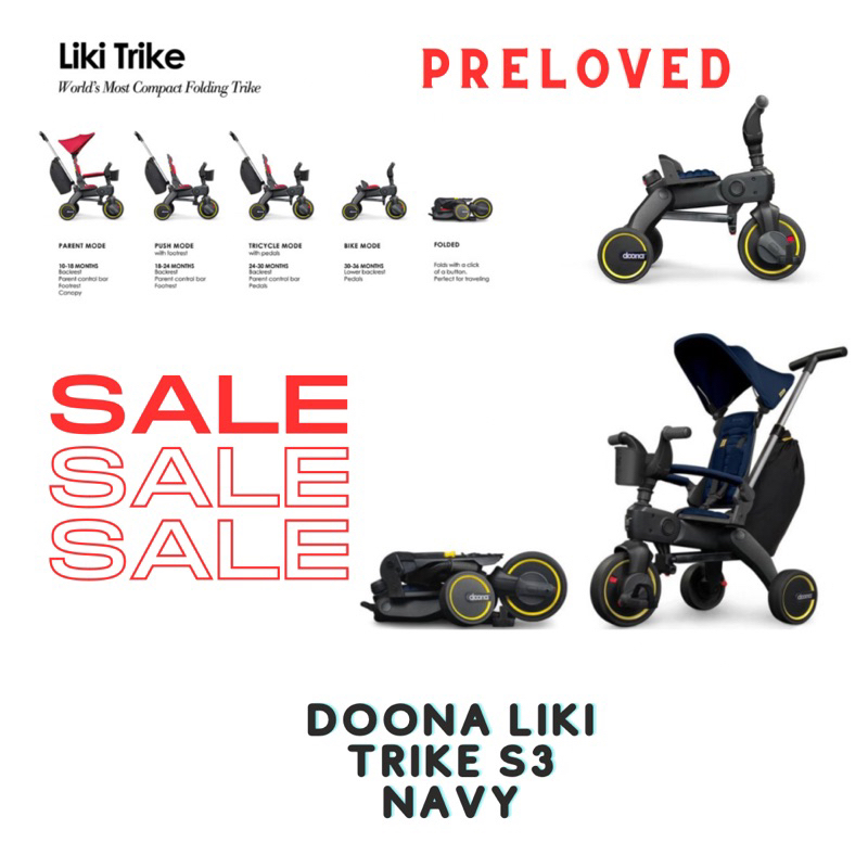 Doona Liki Trike S3 Original (Preloved)