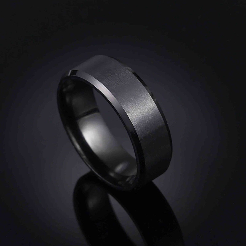 [COD] CINCIN TITANIUM HITAM POLOS KUALITAS SUPER ANTI LUNTUR ANTI KARAT / CINCIN PRIA WANITA ANAK COUPLE TUNANGAN / FAIZAH GROSIR SOLO