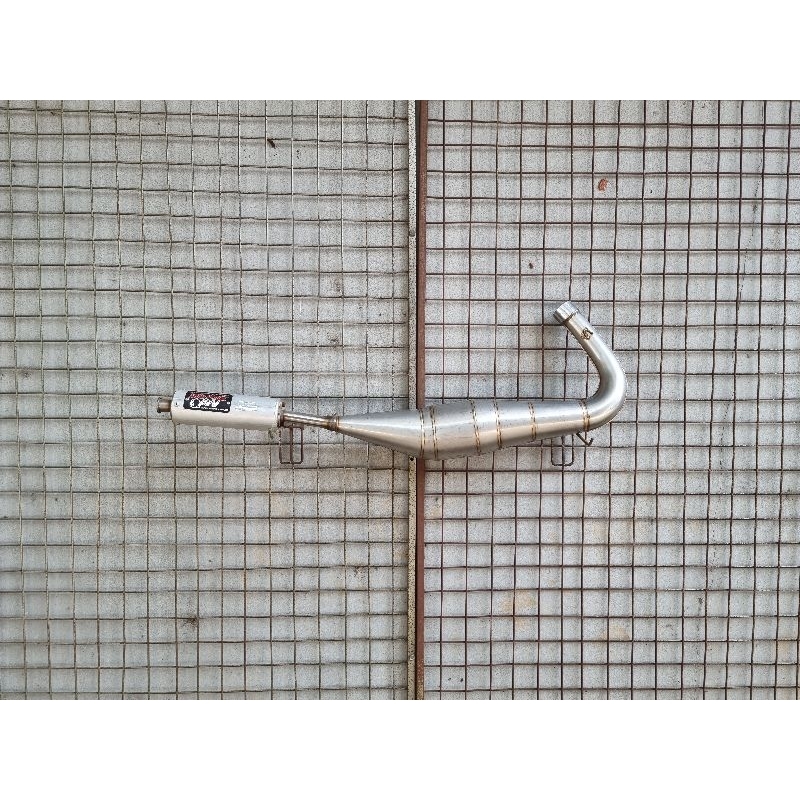 Knalpot Ahau Motor RXK telo drag stainless
