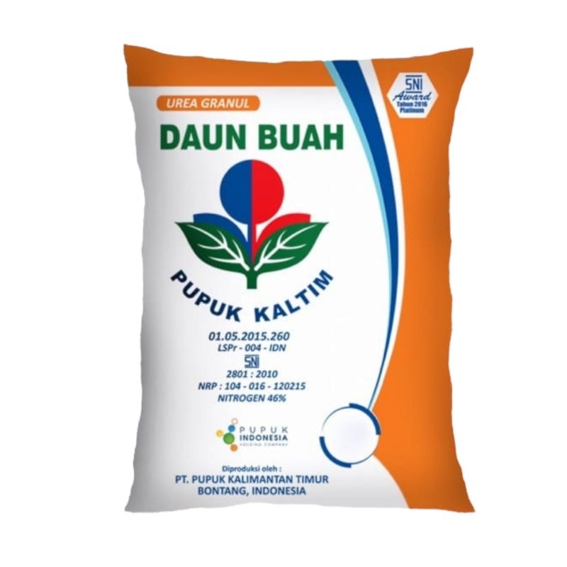 Pupuk Kaltim Urea Granul Daun Buah 200 Gram Kemasan Repack