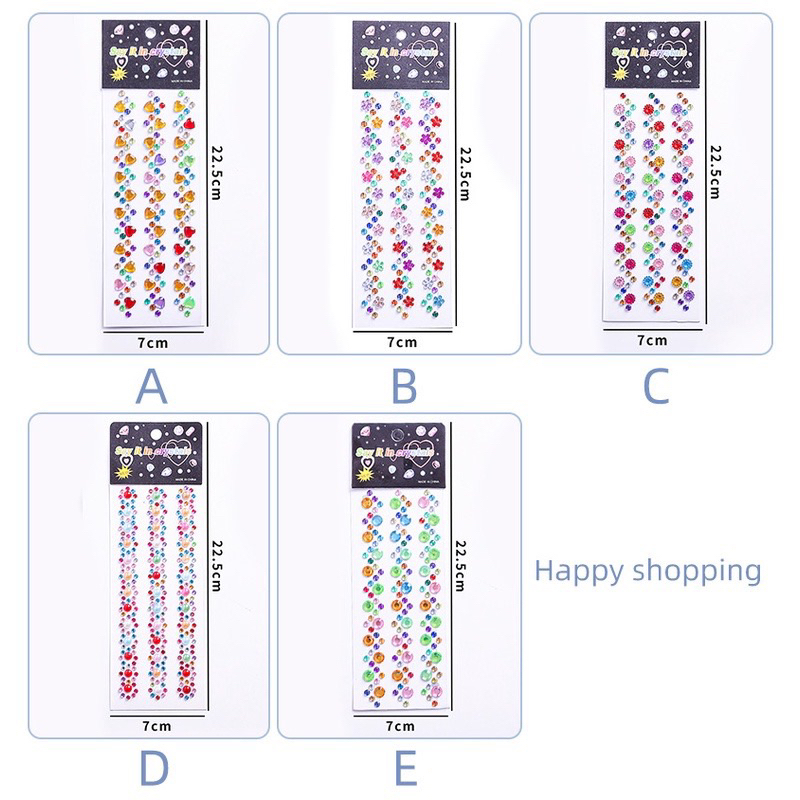 Stiker Kristal Akrilik 3D DIY Untuk Dekorasi