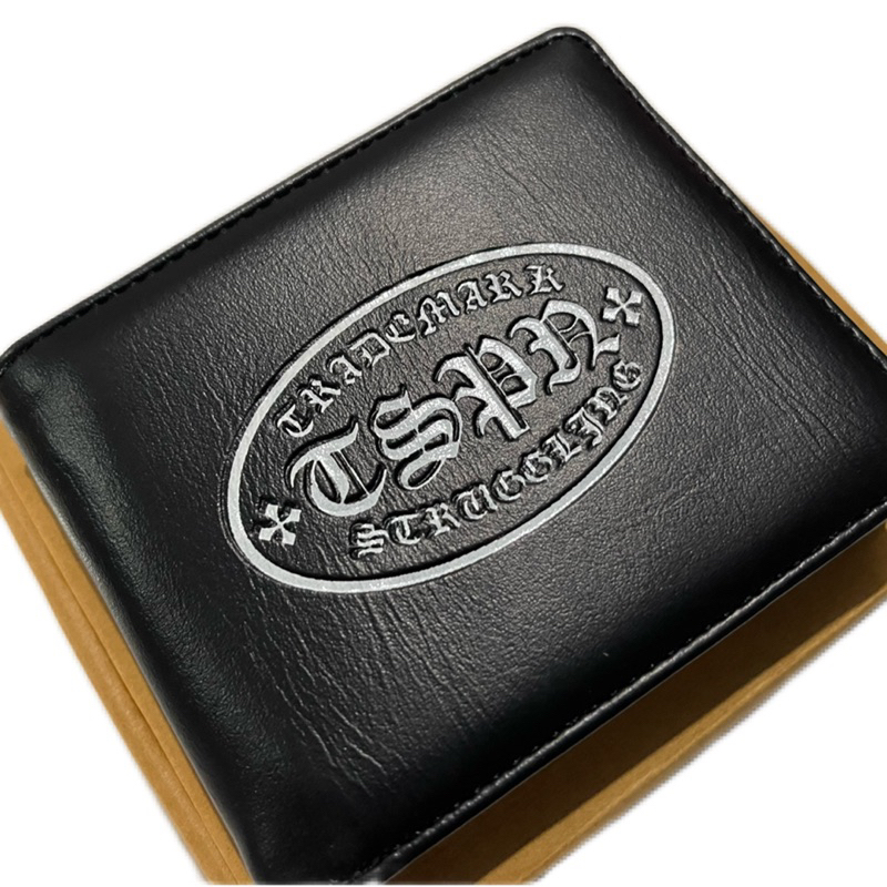 DOMPET PRIA DOMPET LIPAT DISTRO DOMPET HITAM EMBOS SABLON KULIT SINTETIS