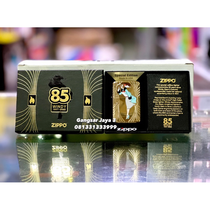 korek Zippo Original USA Windy Anniversary 85