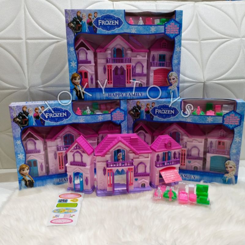 Mainan Anak perempuan HAPPY FAMILY House Mainan edukasi anak anak NO 1322